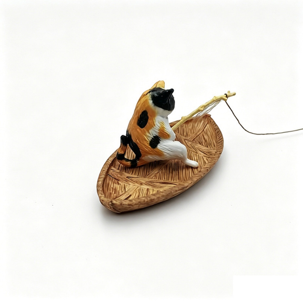 Creative Cat Fishing Boat Aqua - Marine Aquarium Orp ulasan dan harga